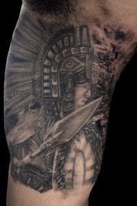 aztec アステカ　戦士 warrior