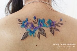 watercolor tattoo 水彩 タトゥー