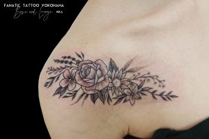 flowers tattoo　花タトゥー