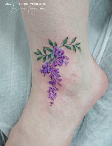 fuji flower tattoo　藤タトゥー