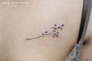 flower tattoo　花タトゥー