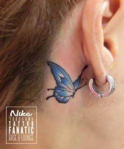 butterfly tattoo　蝶々タトゥー