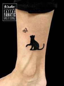 cat tattoo　猫タトゥー