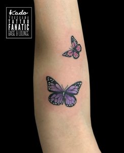 butterfly tattoo　蝶々タトゥー